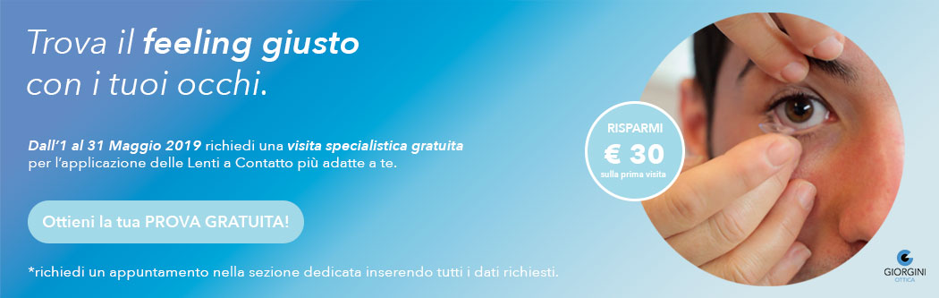 visita specialistica lenti a contatto a Mascalucia (Catania, Sicilia)